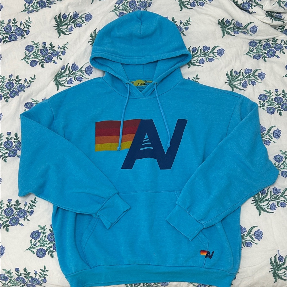 Aviator Nation Logo- Pullover Hoodie Relaxed